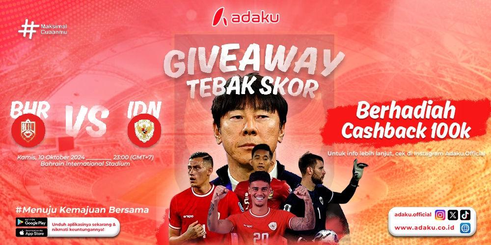 Gambar Adaku - Giveaway Tebak Skor Bahrain vs Indonesia