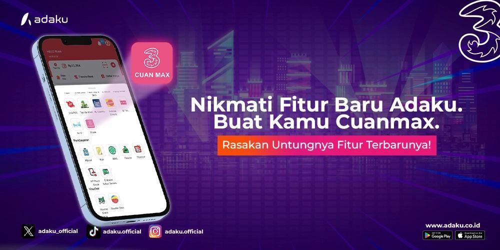 Gambar Adaku - Tri CuanMax di Aplikasi Adaku: Kuota Internet Hemat dan Bonus Menarik