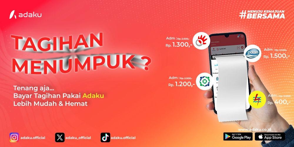 Gambar Adaku - Aplikasi PPOB Terbaik untuk Bayar Tagihan Listrik, Air, Telepon, dan Internet Secara Online