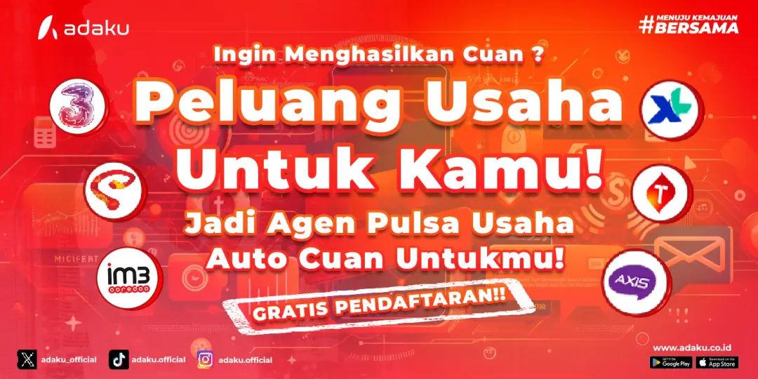 daftar agen pulsa , peluang usaha tanpa resiko